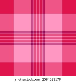 Elegant pink and crimson plaid pattern.  Perfect for textile design, fashion, websites, or branding projects needing a touch of sophisticated feminine style.