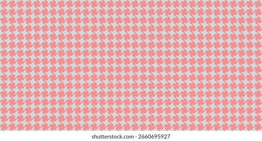 Elegant pink houndstooth pattern.  Perfect for textile design, fashion, website backgrounds, or any project needing a sophisticated, subtly textured feel.