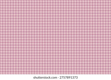 Elegant pink houndstooth pattern, perfect for textile design, fashion, or website backgrounds.