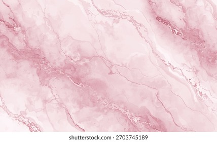 Elegant pink marble texture background. Abstract luxury decoration material with natural stone pattern, veins, and smooth surface for design, banner, and wallpaper projects. 