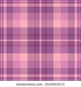 Elegant pink and purple plaid pattern.  Perfect for textile design, fashion, websites, or as a background.  Subtle texture and soft color palette evoke feelings of warmth and sophistication.