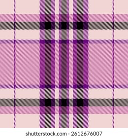 Elegant pink and purple plaid pattern.  Perfect for textile design, fashion, websites, or branding.  This seamless texture offers a sophisticated, modern feel with a touch of vintage charm.