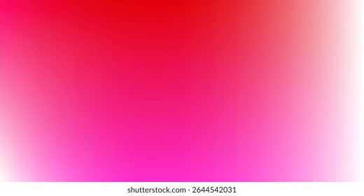 Elegante fondo degradado rosa y rojo con una mezcla suave, ideal para diseños abstractos románticos, modernos y elegantes o Plantillas de Vector digital.
