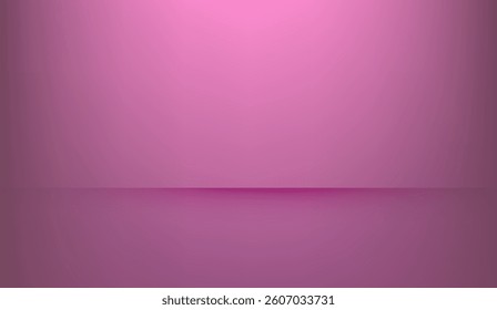 Elegant pink studio backdrop with subtle gradient and clean lines, ideal for product showcases, design mockups, and creative presentations with its modern simplicity