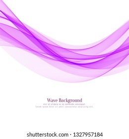 Elegant pink wavy background vector