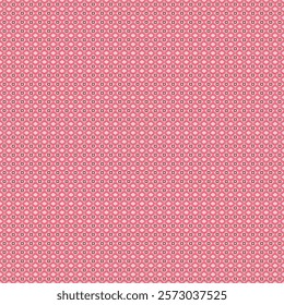 Elegant Pink and White Geometric Seamless Pattern