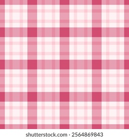 Elegant pink and white plaid pattern.  Perfect for textile designs, website backgrounds, or scrapbooking projects.  Soft, subtle colors create a romantic and versatile aesthetic.