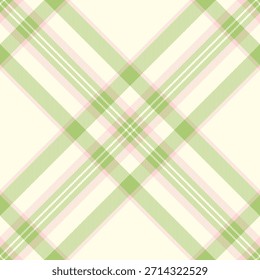 Patrón de cuadros elegantes. Las suaves rayas rosas verdes crean un diseño clásico y versátil. Ideal para textiles, fondos o gráficos con temas de primavera.