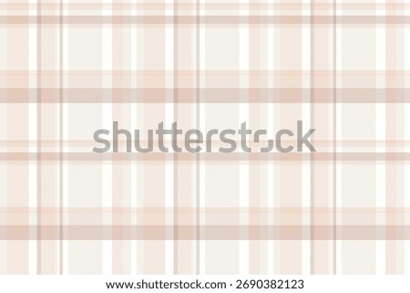 Elegant plaid pattern in soft, neutral tones. Versatile texture for backgrounds, textiles, or fashion designs. Classic style with a modern feel.