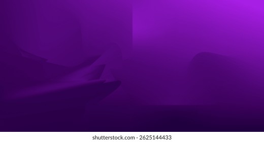 fundo de gradiente roxo liso elegante. eps10