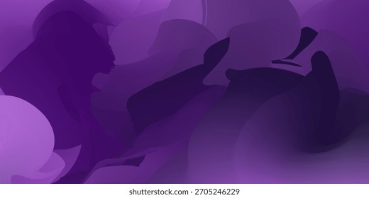 Elegante fondo de gradiente púrpura liso.vector