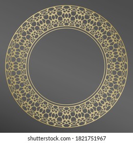 Plato elegante con un interesante patrón geométrico. Decoración casera, diseño de porcelana.