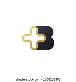 Elegant Plus B Logo Design