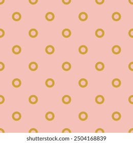 Elegant polka dot geometric pattern