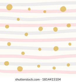 elegant polka dots pattens on pastel color background