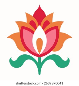 Elegant porcelain flower element isolated on a clean white background. Delicate floral design suitable for various creative projects and decorative applications.