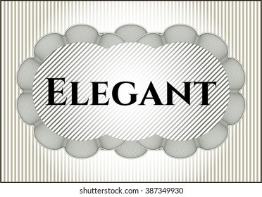 Elegant poster