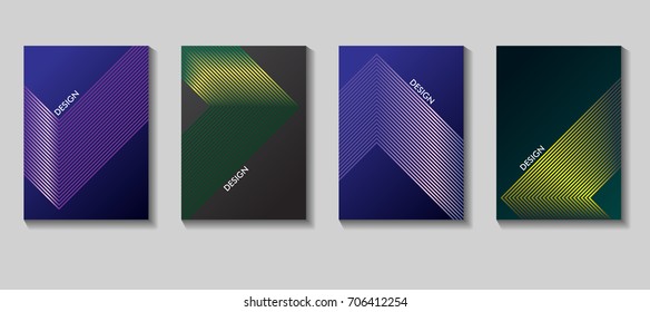 Elegant Poster Cover Vector Design. Geometric Background. Vector templates for placards, banners, flyers, presentations and reports.