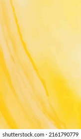 Elegant poster with watercolor background in yellow color. Sun, desert, beach. Vector illustration for cover, card template, flyer.