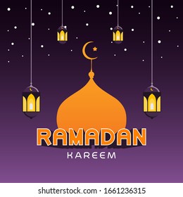 Elegant and premium design of ramadan month in islamic culture for background or greeting card