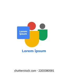 Elegant Premium Logo Lorem Ipsum Letters. Microsoft Teams Logo, Remote Working Application Symbol, Microsoft Teams Icon. Google Play. Google Classroom. Ms Team Communication Platform. Zoom. Webex. 