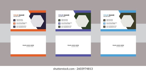 Elegant and Professional Business Card Design Templates for Corporate and Creative Branding