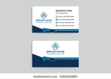 Elegant professional business card template