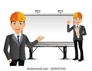 Elegant Professional Engineer Illustration