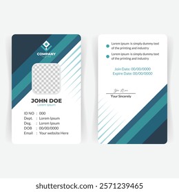 Elegant Professional Identity Card Design