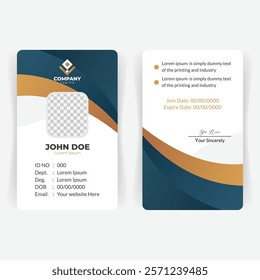 Elegant Professional Identity Card Design