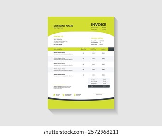 Elegant and Professional Invoice Format