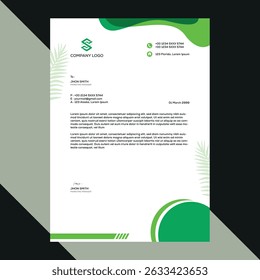 Elegant and Professional Letterhead Template