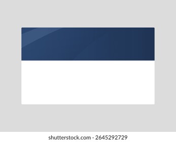 Elegant profile page mockup with soft gradient background
