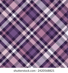 Elegant purple back plaid fabric texture pattern design