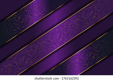 elegant purple background with luxurious line shape