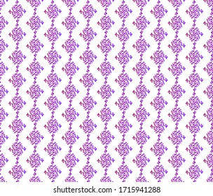 Elegant purple gradient rhomb-like elements pattern. Graceful and detailed texture.