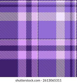 Elegant purple and lavender plaid pattern.  Perfect for textile design, fashion, backgrounds, or wrapping paper. This sophisticated, textured image offers a calming and stylish aesthetic.