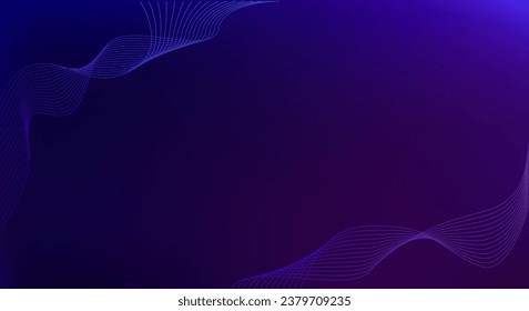 Elegant Purple Lineart Soft Gradient Background Template Wallpaper