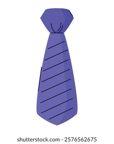 Elegant purple necktie vector design