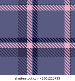 Elegant purple and pink plaid pattern.  Perfect for textile design, apparel, packaging, or website backgrounds. This sophisticated, seamless design evokes a sense of calm and style.