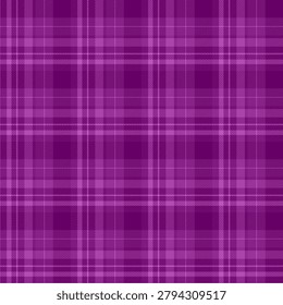 Elegant Purple Plaid Pattern with Violet, Plum and Orchid Shades