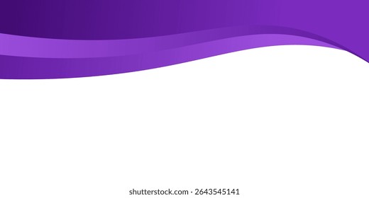 Elegant Purple Wavy Abstract Background