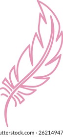 Elegant Quill Pen Vector - Classic Writing Tool Illustration