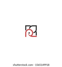 elegant R logo design for your company