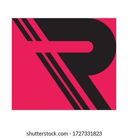 ELEGANT R LOGO LETTER VECTOR ICON