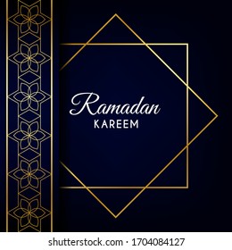 elegant Ramadan Kareem background vector 