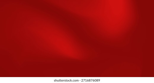 Elegant Raster abstract red blurred background, modern smooth gradient texture color, shiny bright website pattern, banner header or sidebar graphic art image