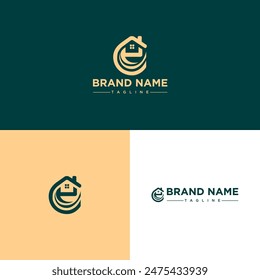 Elegant Real Estate Logo Design for Premium Branding Letter "E"