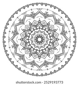 Elegant Realistic Mandala Pattern Background