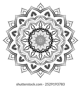 Elegant Realistic Mandala Pattern Background